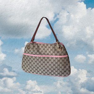 Authentic Pre-owned Gucci GG Logo Eclipse Tote Bag